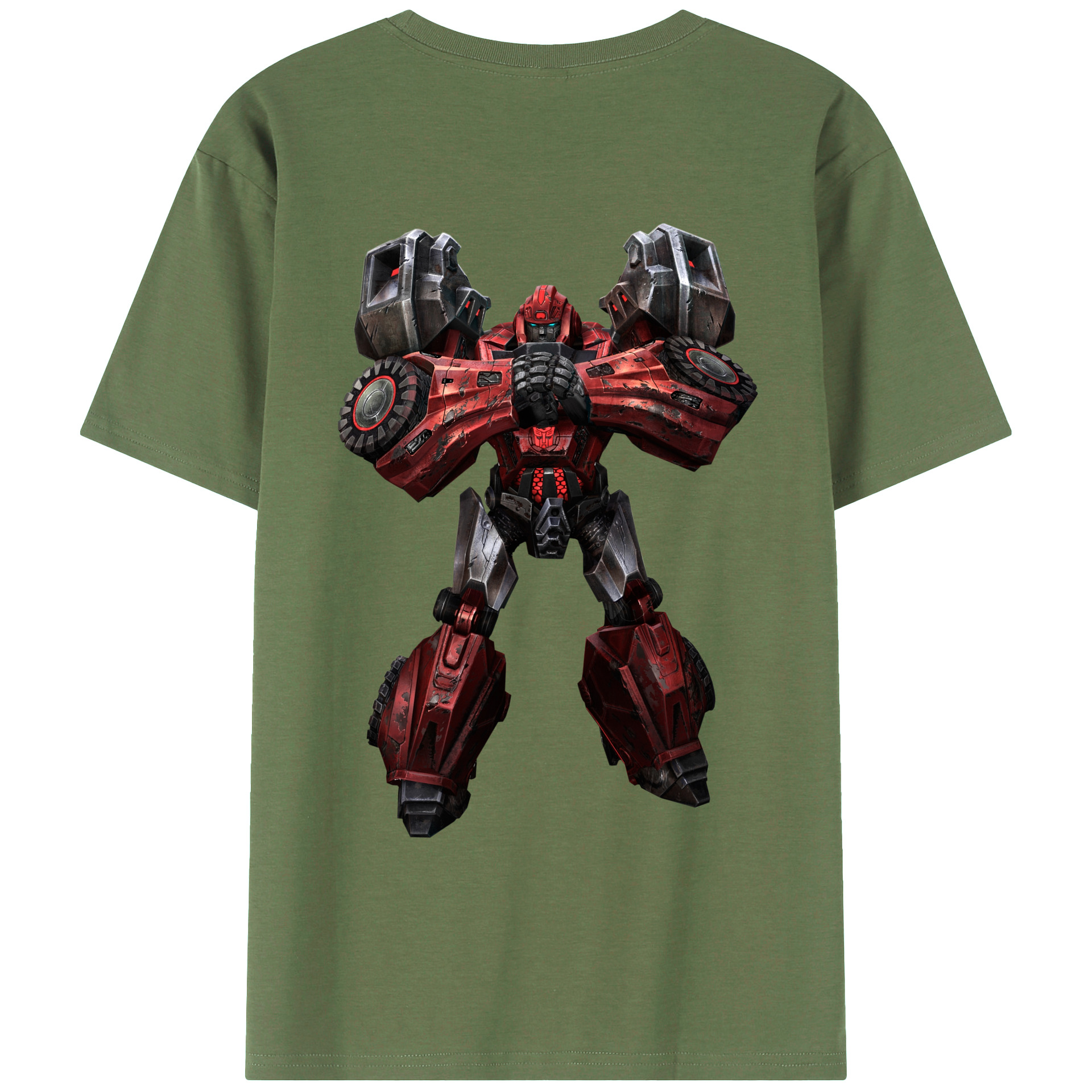 （画像用）  綿100％ メンズ半袖Tシャツ（バックプリント） 通気性